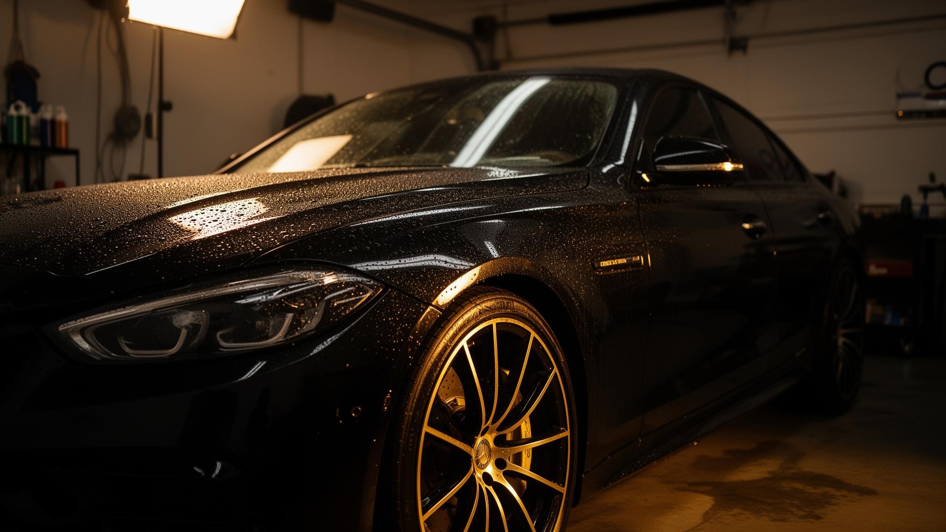 Professional hand car wash at Fanatic Detailing Tucson studio